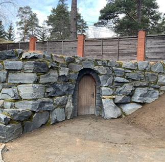 Природный камень "Графитовый Сланец" для ландшафта — фото 2